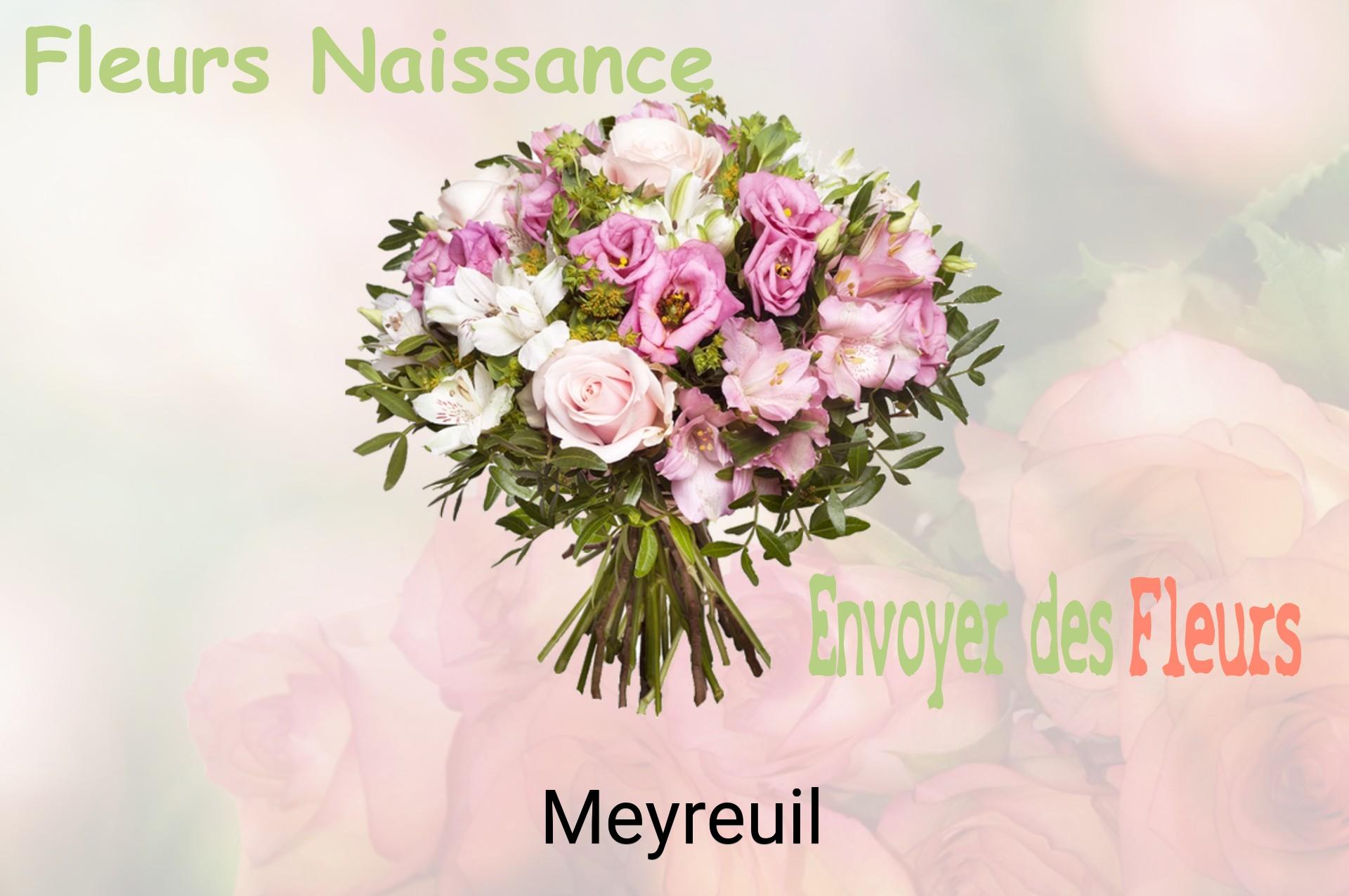 Bouquet de fleurs de naissance livré à Meyreuil